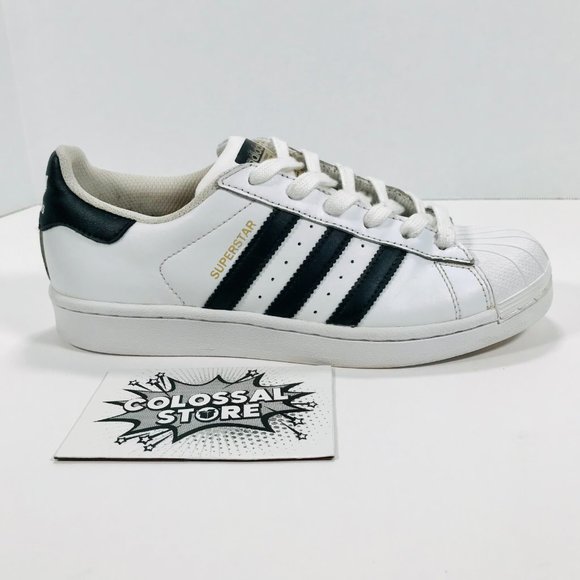 ❌SOLD❌ Adidas Originals Superstar Leather White Black - Picture 2 of 9